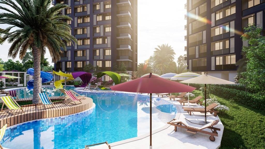 Moderní nové apartmány na prodej Mersin - Mezitli