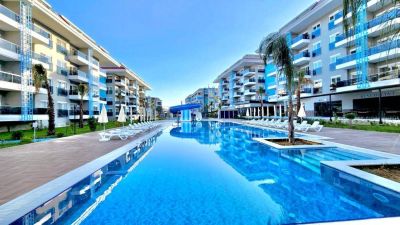 Apartmán v resortu s mnoha aktivitami Alanya Kestel - dobrá cena