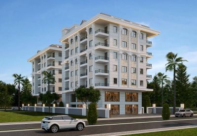 Nově postavené byty v blízkosti pláže Alanya Mahmutlar