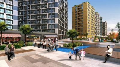 Výstavba nového bytového komplexu - možnost splátek Istanbul - Küçükçekmece