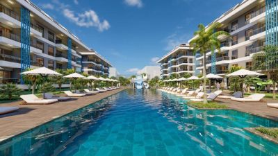 Zařízený apartmán s mnoha aktivitami Alanya - Kestel Turecko