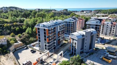 Nový byt v moderním rezidenčním domě Avsallar Turecko